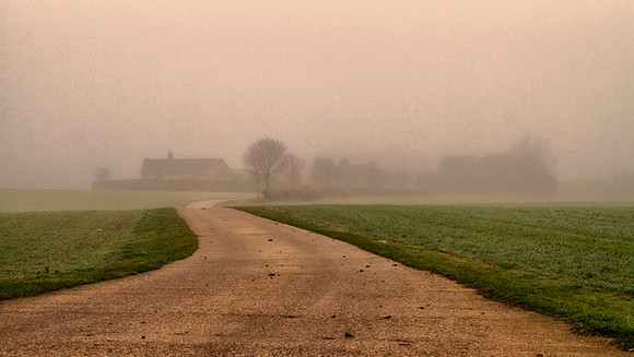 Misty Farmhouse